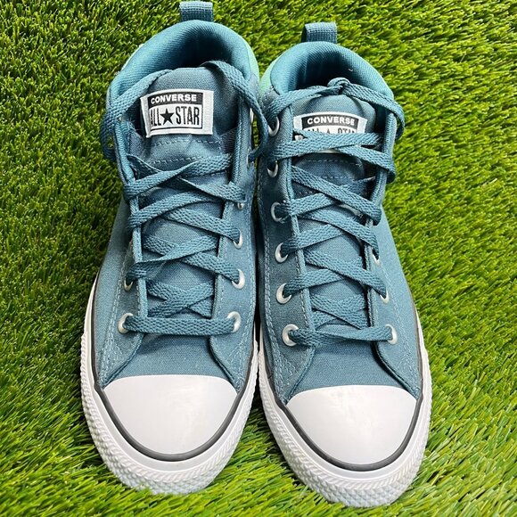 Converse Chuck Taylor All Star Womens Size 9.5 Green Athletic Shoes Sneakers - Picture 5 of 10